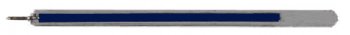 4 in. Clear Flexible Pen With Cap (blue ink)