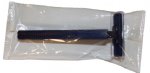 Twin Blade Razor (navy handle) poly bagged