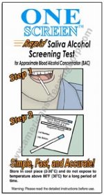 Saliva Alcohol Screening Test